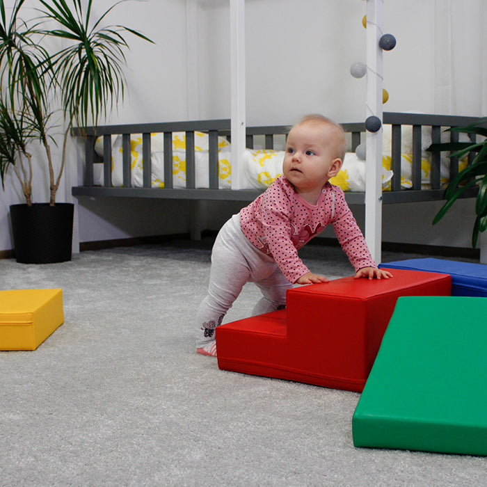 Soft Play Corner Climber Foam Blocks Set for Toddlers - Develops Motor Skills & Coordination