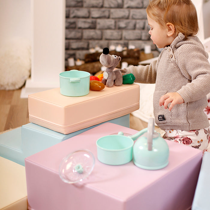 Soft Play Corner Climber Foam Blocks Set for Toddlers - Develops Motor Skills & Coordination