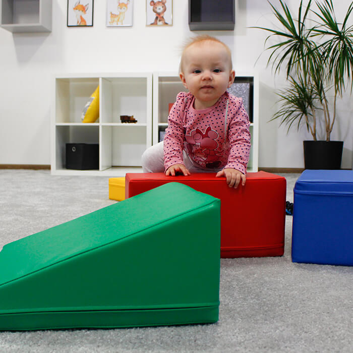 Soft Play Corner Climber Foam Blocks Set for Toddlers - Develops Motor Skills & Coordination
