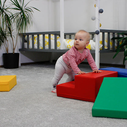 Soft Play Corner Climber Foam Blocks Set for Toddlers - Develops Motor Skills & Coordination